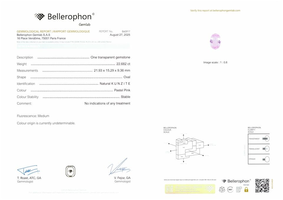 UNMOUNTED KUNZITE - 2