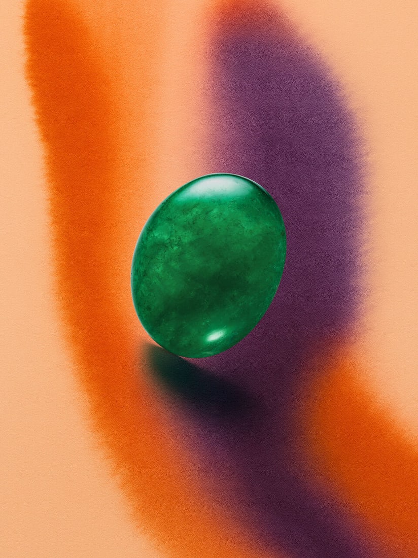 UNMOUNTED EMERALD: UNMOUNTED EMERALD 172.60克拉天然「哥倫比亞」祖母綠 Certificate: GRS, emerald, natural, 172.60cts, green, Colombia, minor (