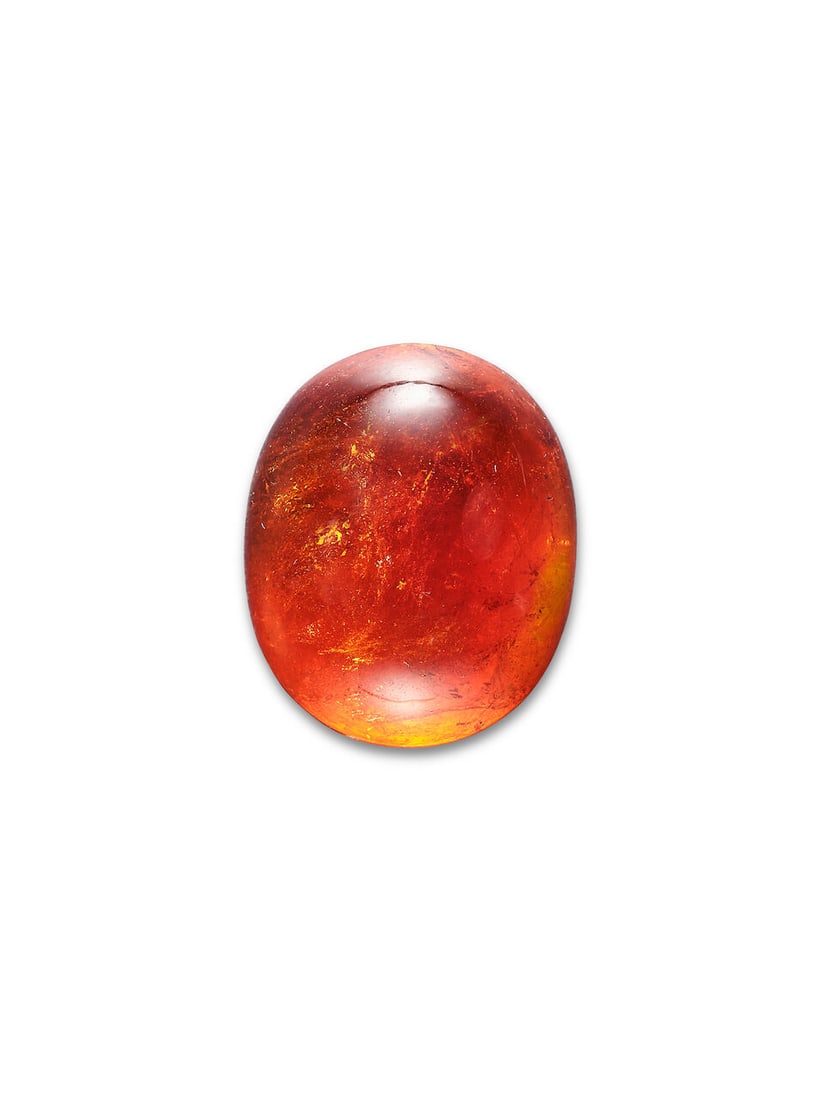 UNMOUNTED SPESSARTINE GARNET: UNMOUNTED SPESSARTINE GARNET 45.77克拉橙色錳鋁石榴石 Certificate: GIA, spessartine garnet, 45.77cts, orange (6431864262, 15 July 2022) Footnotes: