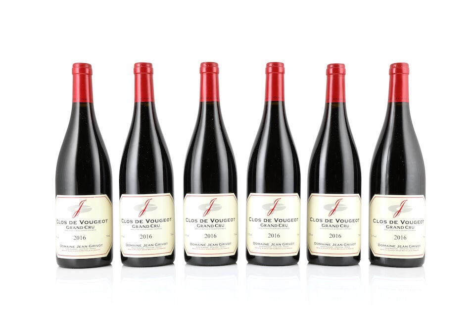 Domaine Jean Grivot, Clos de Vougeot, 2016 (6 x 750ml): Domaine Jean Grivot, Clos de Vougeot, 2016 (6 x 750ml) Region: Côte de Nuits Packaging: original carton This lot is subject to the following lot symbols: Δ Δ VAT at the prevailing rate