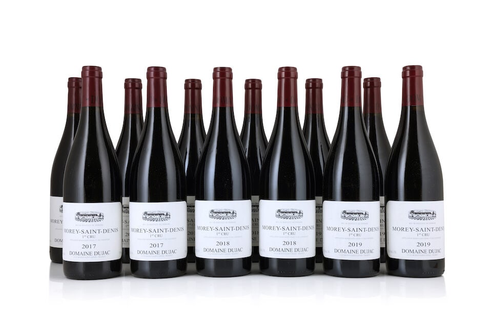 Domaine Dujac, Morey-Saint-Denis 1er Cru, 2017 (6 x 750ml) Domaine Dujac, Morey-Saint-Denis 1er...: Domaine Dujac, Morey-Saint-Denis 1er Cru, 2017 (6 x 750ml) Region: Côte de Nuits Packaging: damp-affected original carton Domaine Dujac, Morey-Saint-Denis 1er Cru, 2018 (6 x 750ml) Region: