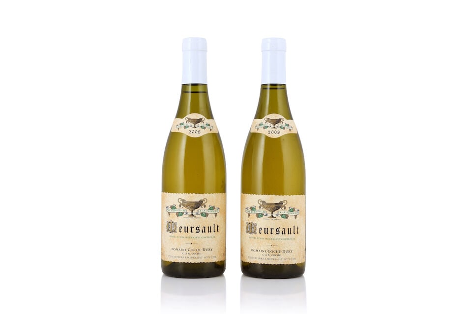Domaine Coche Dury, Meursault, 2008 (2 x 750ml): Domaine Coche Dury, Meursault, 2008 (2 x 750ml) Region: Côte de Beaune For further information on this lot please visit Bonhams.com For further information about this lot please visit the lot