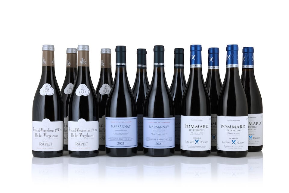 Domaine Bruno Clair, Marsannay, Les Longeroies, 2021 (6 x 750ml) Domaine Rapet, Pernand-Vergeles...: Domaine Bruno Clair, Marsannay, Les Longeroies, 2021 (6 x 750ml) Region: Côte de Nuits Packaging: original carton Domaine Rapet, Pernand-Vergelesses 1er Cru, Ile des Vergelesses, 2021 (6 x