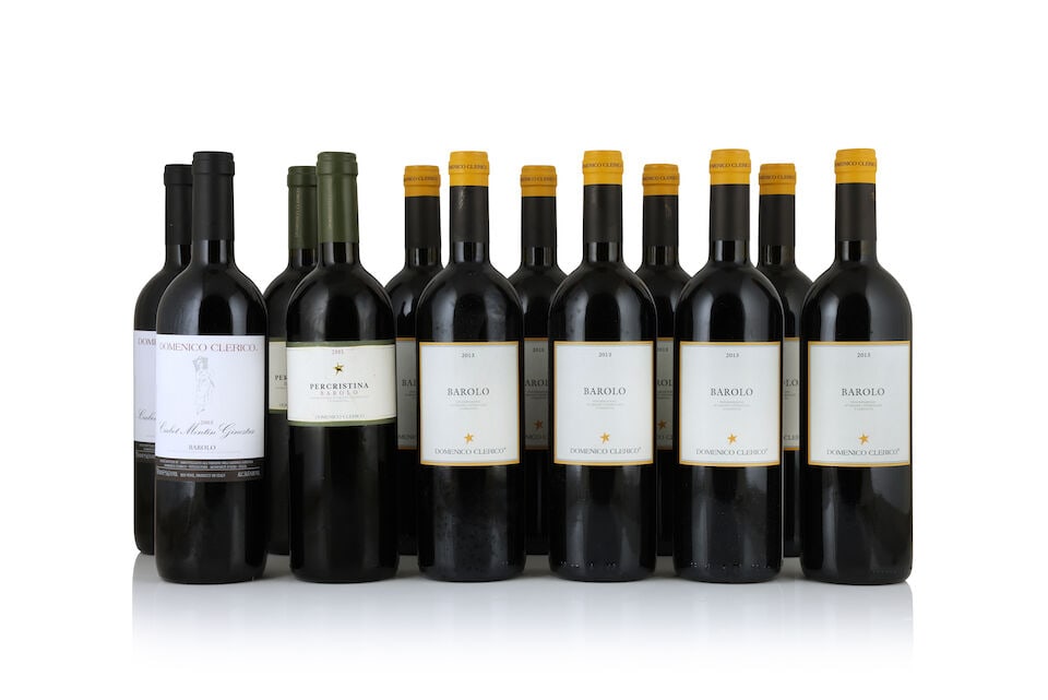 Domenico Clerico, Barolo, 2013 (12 x 750ml) Domenico Clerico, Barolo Ciabot Mentin Ginestra, 20...: Domenico Clerico, Barolo, 2013 (12 x 750ml) Region: Piedmont Packaging: 2 x original carton Domenico Clerico, Barolo Ciabot Mentin Ginestra, 2003 (2 x 750ml) Region: Piedmont Label: lightly bin-soiled