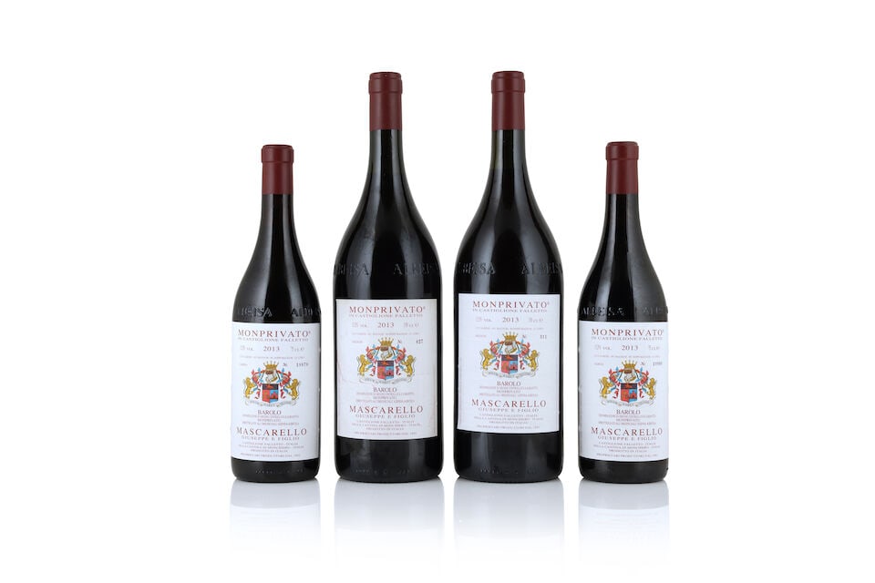 Giuseppe Mascarello, Barolo Monprivato, 2013 (2 x 750ml) Giuseppe Mascarello, Barolo Monprivato,...: Giuseppe Mascarello, Barolo Monprivato, 2013 (2 x 750ml) Region: Piedmont Label: creased Giuseppe Mascarello, Barolo Monprivato, 2013 (2 x magnum) Region: Piedmont Label: bin-soiled, marked and crease