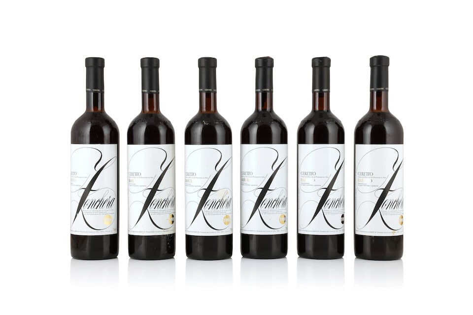 Ceretto, Barolo Zonchera, 1988 (11 x 750ml) Ceretto, Barolo Vigneto Zonchetta Brunate, 1968 (1 ...: Ceretto, Barolo Zonchera, 1988 (11 x 750ml) Region: Piedmont Fill Level: 7 very top Label: bin-soiled and damp-stained Ceretto, Barolo Vigneto Zonchetta Brunate, 1968 (1 x 750ml) Region: Piedmont Fill