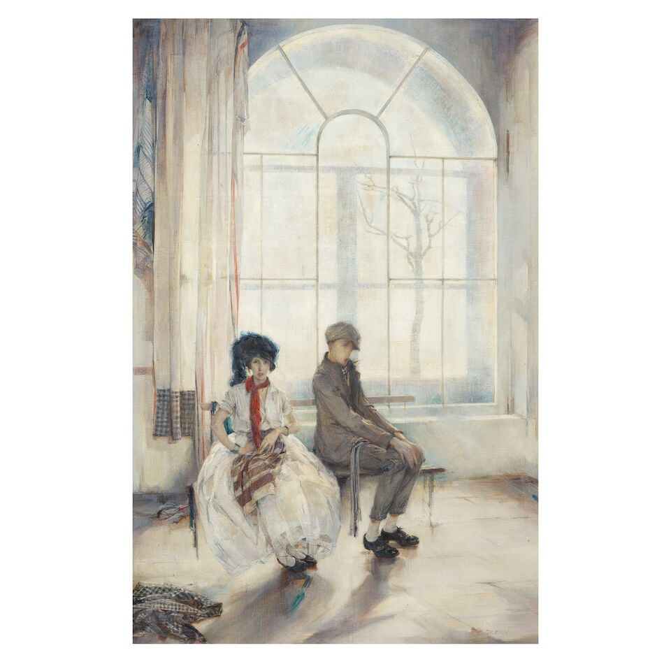 Madeline Green (British, 1884-1947) The Future 94 x 67cm (37 x 26 3/8in): Madeline Green (British, 1884-1947) The Future signed 'M.GREEN' (lower right) oil on canvas 94 x 67cm (37 x 26 3/8in) Footnotes: Provenance Private Collection, U.K. For most of the 19th century, women