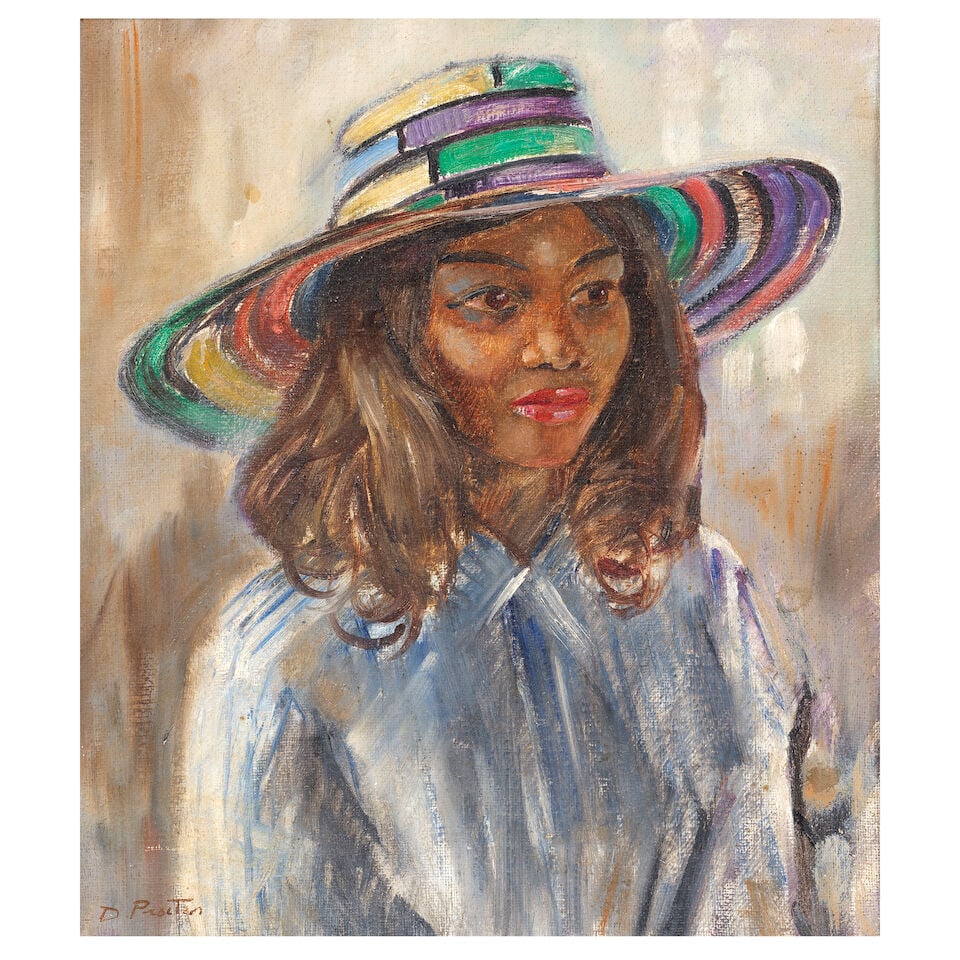 Dod Procter R.A. (British, 1890-1972) Miss Penny Lamb 46.5 x 40.5 cm. (18 1/4 x 15 7/8 in.): Dod Procter R.A. (British, 1890-1972) Miss Penny Lamb signed 'D. Procter' (lower left) oil on canvas board 46.5 x 40.5 cm. (18 1/4 x 15 7/8 in.) Footnotes: Provenance Private Collection, U.K. This lot