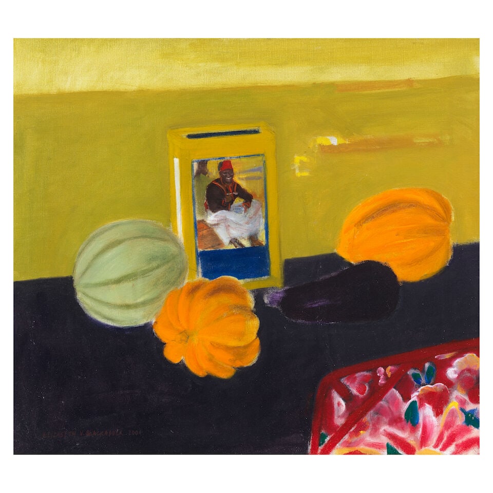 Dame Elizabeth Blackadder OBE RA RSA RSW RWA RGI DLitt (British, 1931-2021) Melon, Squash and Ch... (1 of 3)