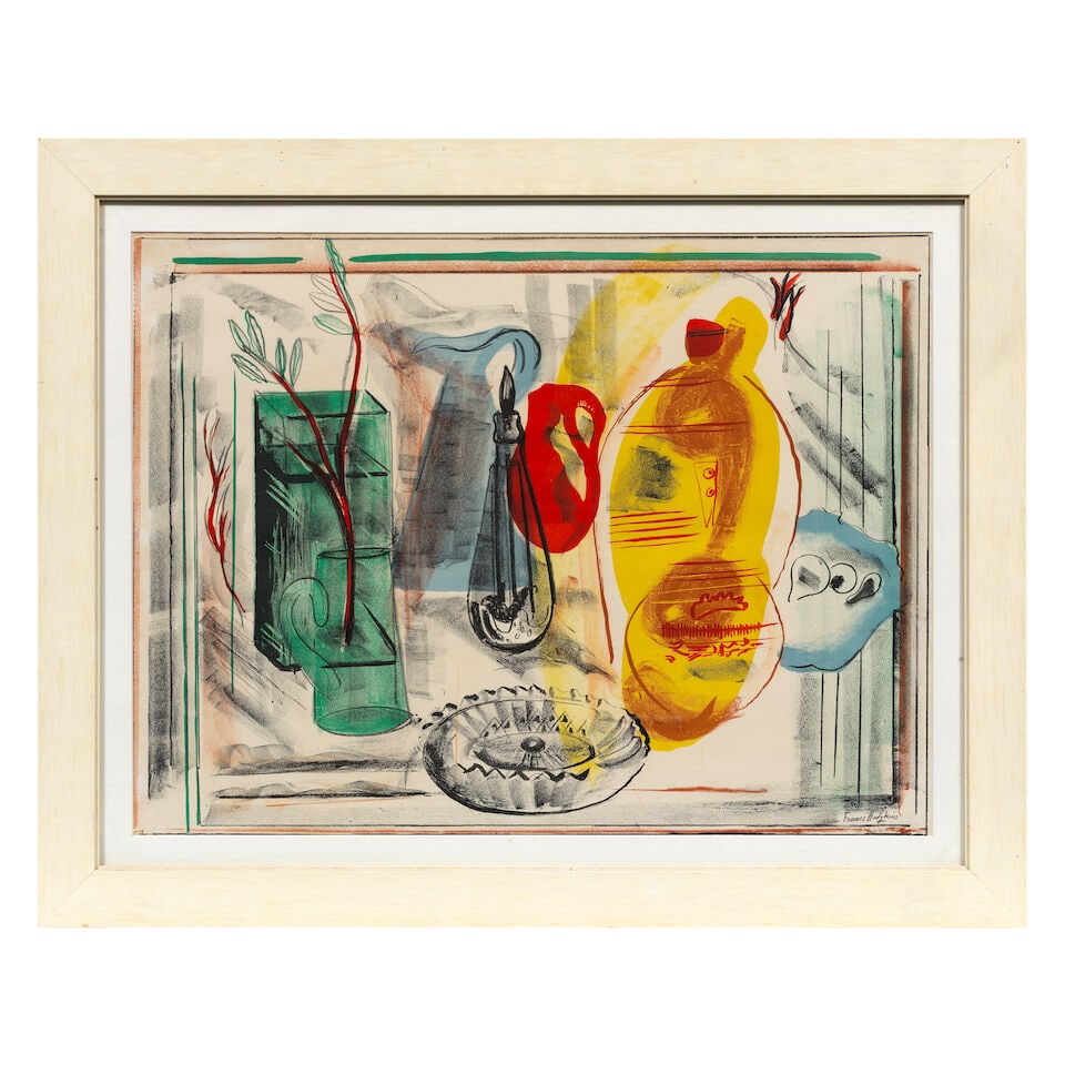 Frances Mary Hodgkins (New Zealander/British, 1869-1947) Arrangement of Jugs Lithograph printed ... - 3