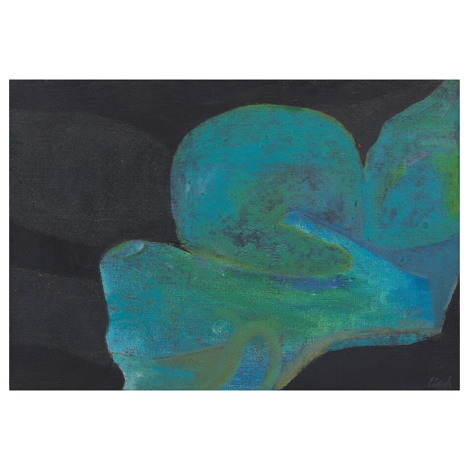 Prunella Clough (British, 1919-1999) Plant Detail 22.8 x 33 cm. (9 x 13 in.) (Painted circa 1963...: Prunella Clough (British, 1919-1999) Plant Detail signed 'Clough' (lower right) oil on canvas 22.8 x 33 cm. (9 x 13 in.) Painted circa 1963-65 Footnotes: Provenance Sale; Sotheby's, London, 2 May