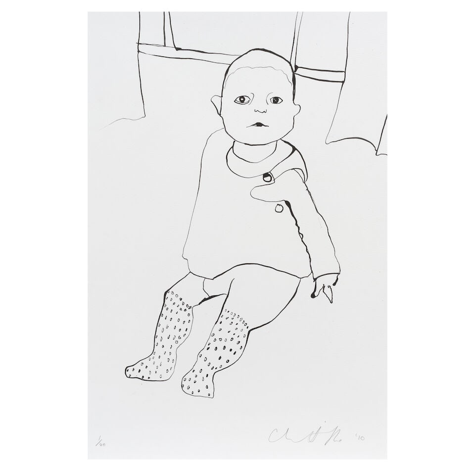 Chantal Joffe R.A. (British, born 1969) Irma Lithograph, 2010, signed, dated and numbered 1/40 i... (1 of 3)