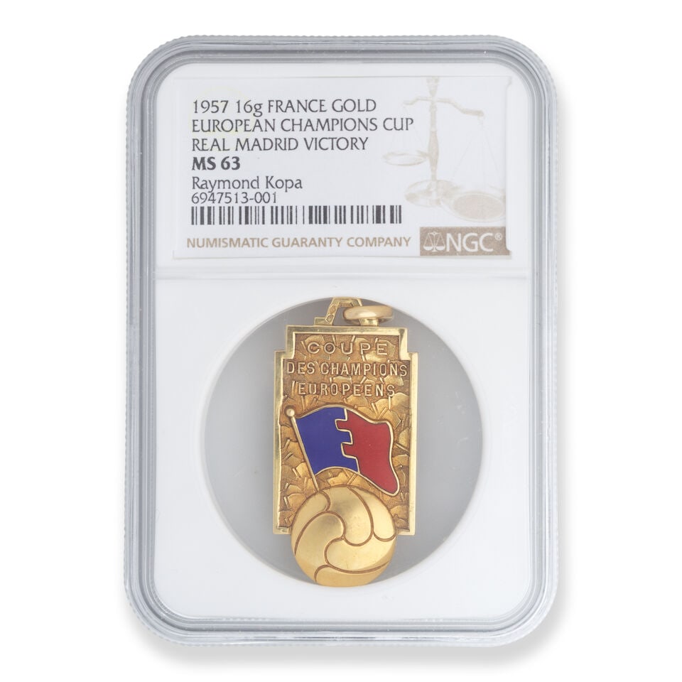 Raymond Kopa, Real Madrid, 1957 European Cup Winners' Medal - 2