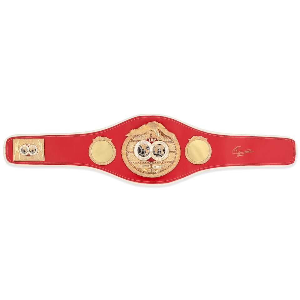 Joe Calzaghe v Jeff Lacy signed presentation replica belt - 2