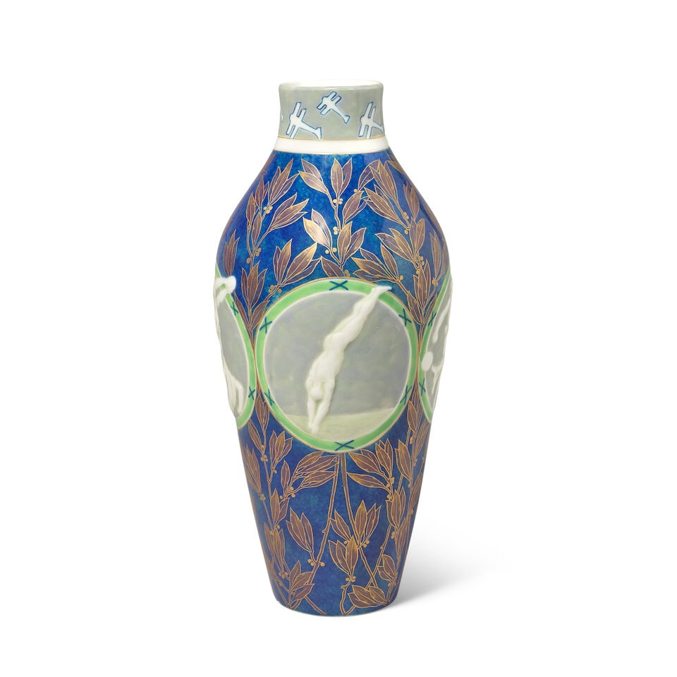 Andrew 'Boy' Charlton 1924 Paris Olympics Vase (1 of 2)