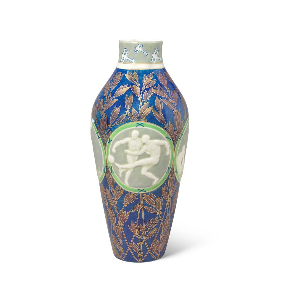 Andrew 'Boy' Charlton 1924 Paris Olympics Vase - 2