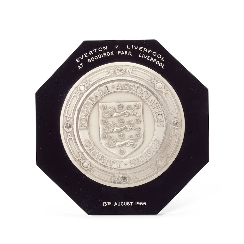 Jack Taylor, 1966 Charity Shield Plaque Everton v Liverpool (1 of 2)