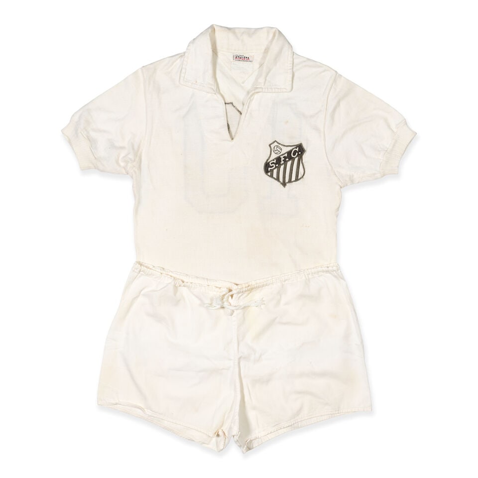 Pelé no. 10 Santos FC kit, US Cup of Champions August 1966 (1 of 6)