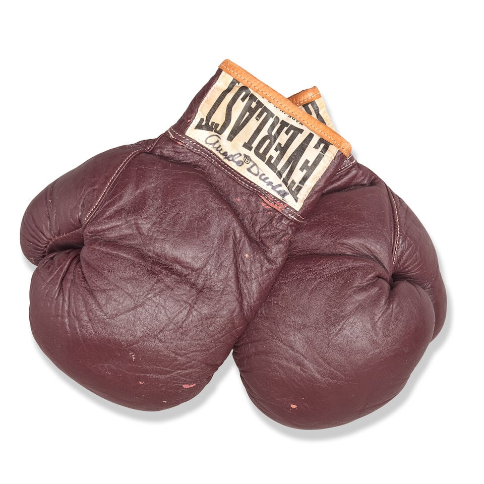 Muhammad Ali v Oscar Bonavena fight-worn gloves (1 of 5)