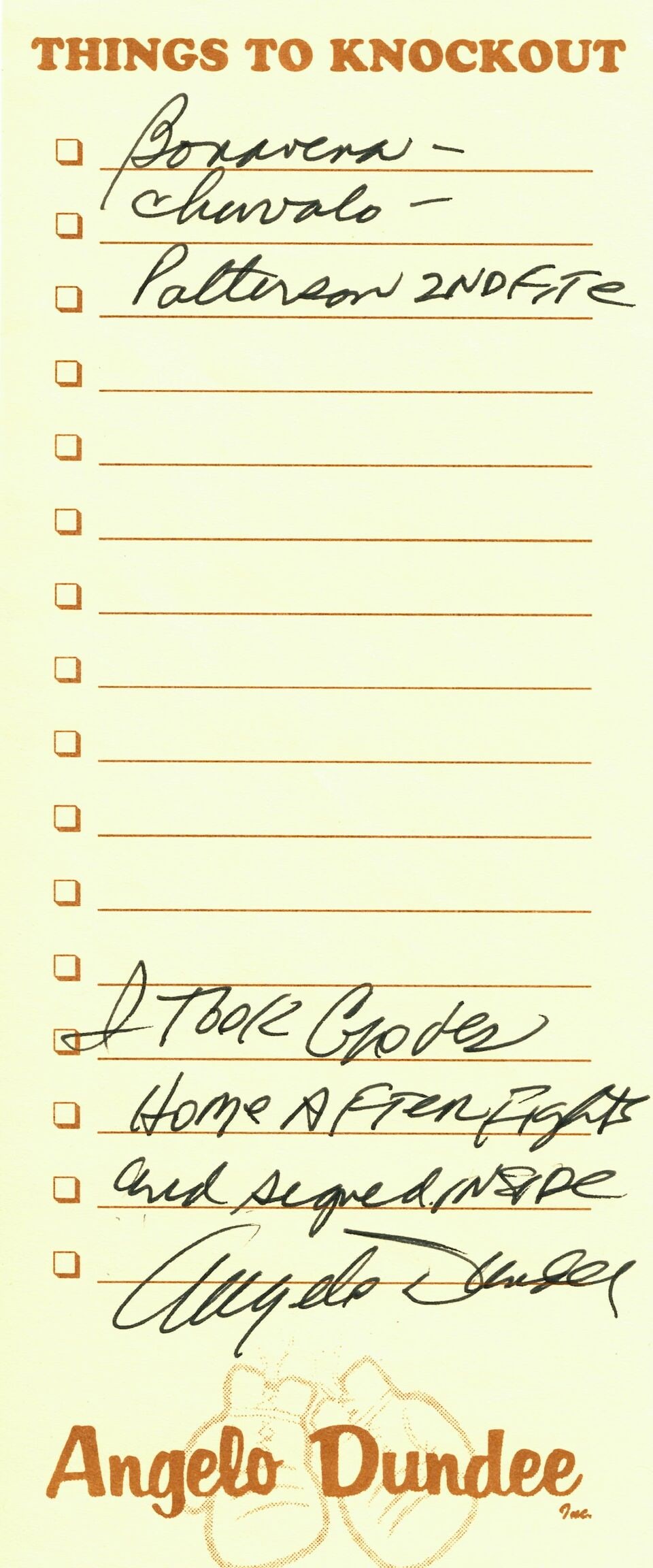 Muhammad Ali v Oscar Bonavena fight-worn gloves - 4