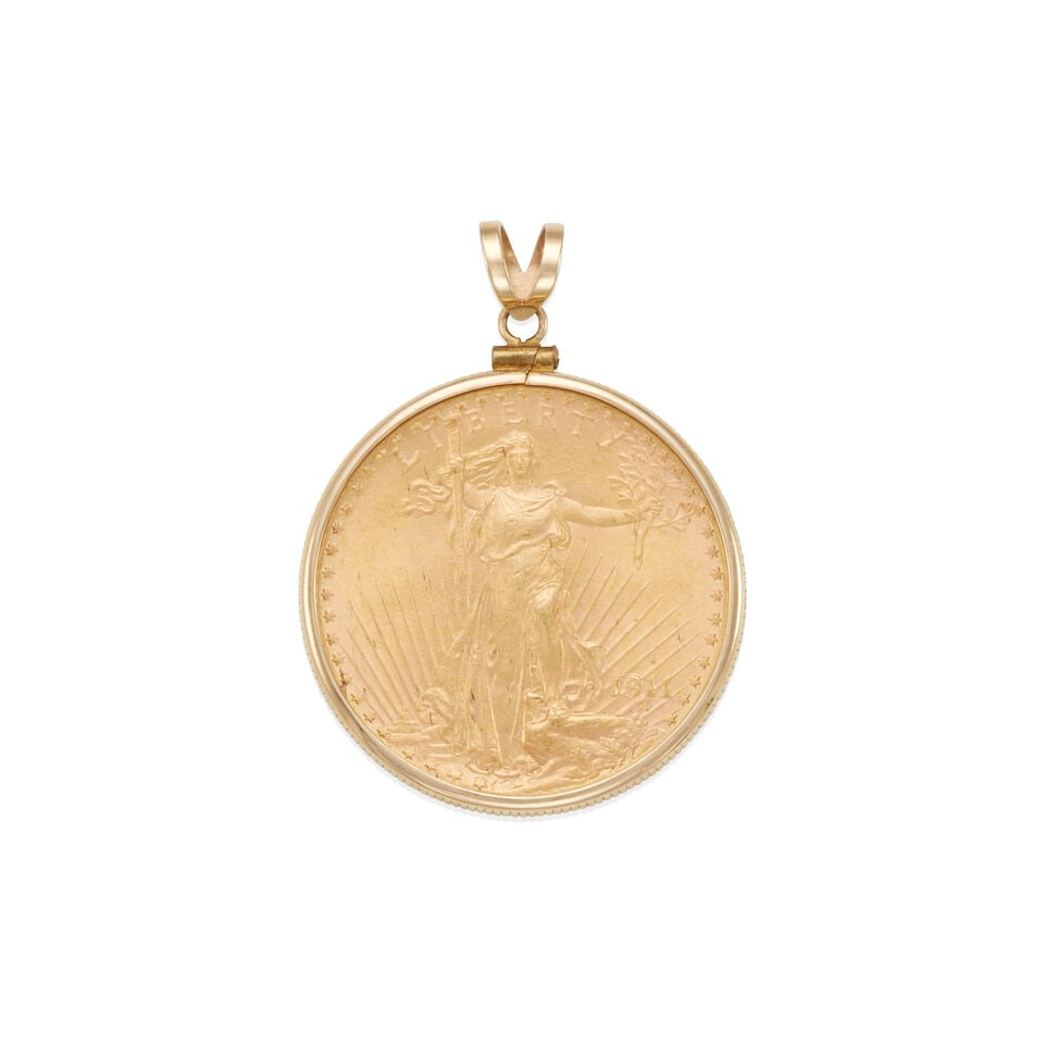 GOLD COIN PENDANT (1 of 2)