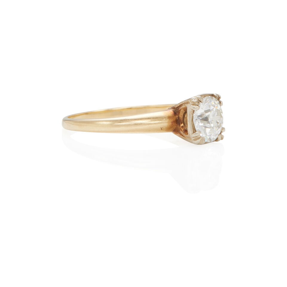 14K GOLD AND DIAMOND RING - 2