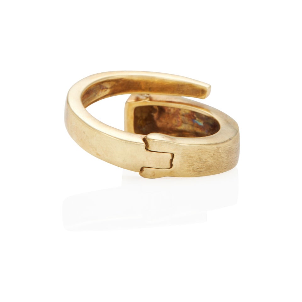 TIFFANY & CO.: 18K GOLD 'NAIL' RING - 2