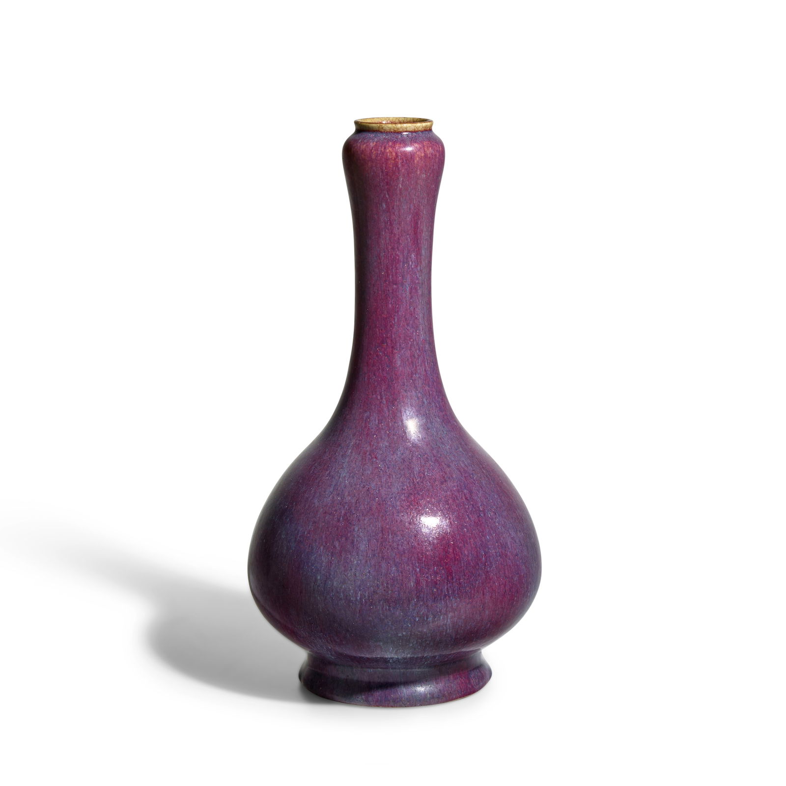 A FLAMBÉ-GLAZED LONG-NECKED VASE 18th century (1 of 1)