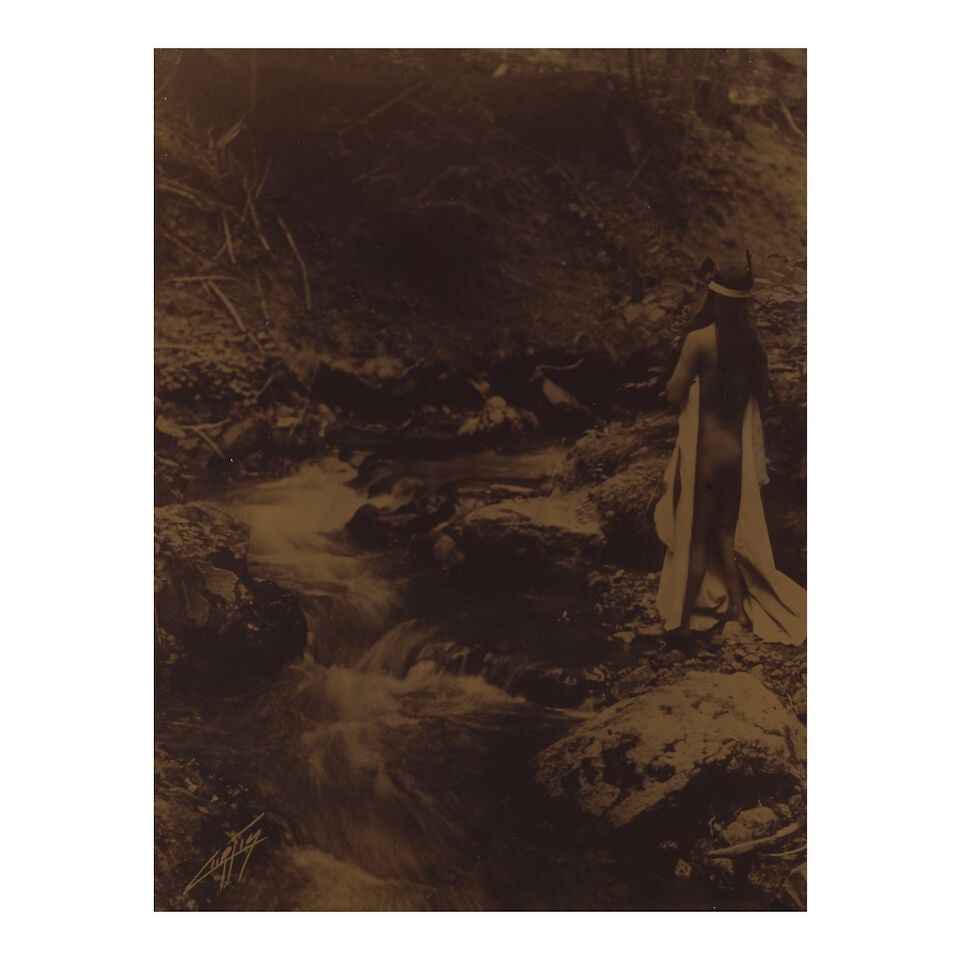 An Edward S. Curtis orotone, 'Maid of Dreams' - 2