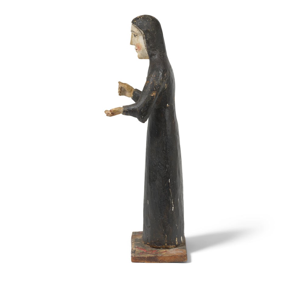 A José Rafael Aragón-attributed bulto of Santa Rita de Casia - 3