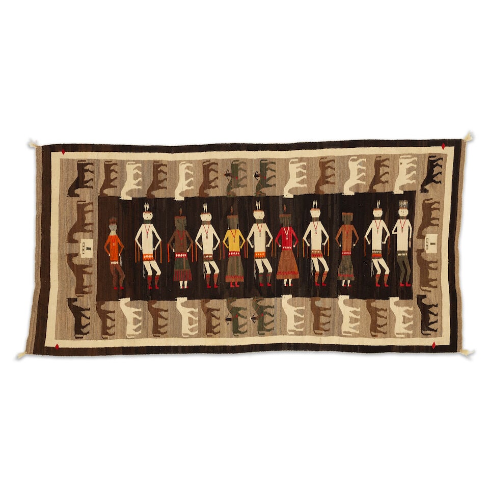 A Diné (Navajo) pictorial rug - 3