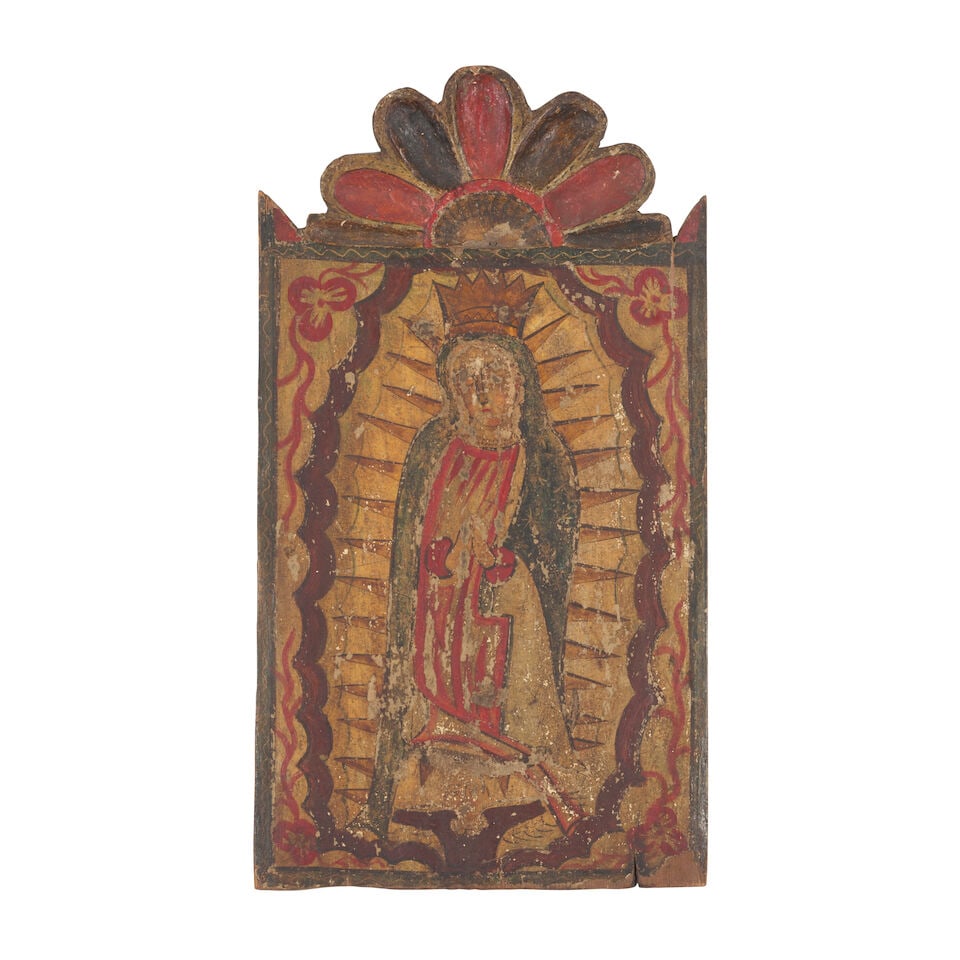 A New Mexican polychrome retablo (1 of 1)