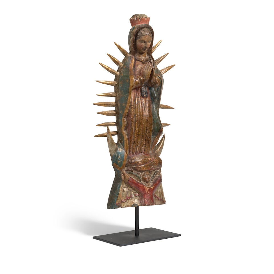 A Mexican bulto depicting Our Lady of Guadalupe - 4