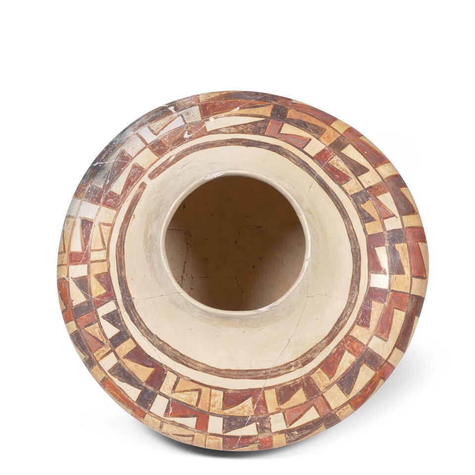 A Sikyatki polychrome pottery jar (1 of 3)