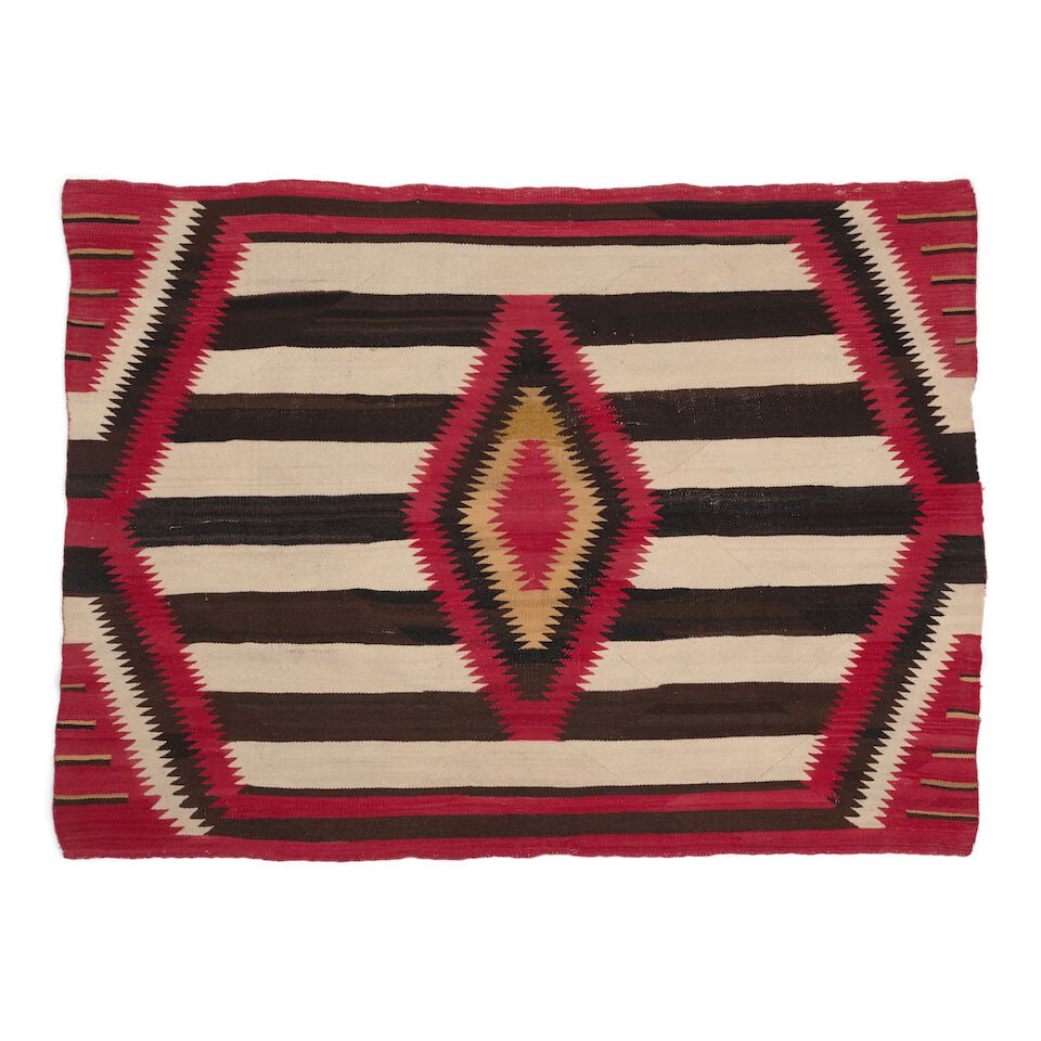 A Diné (Navajo) third phase chief's-style blanket (1 of 2)