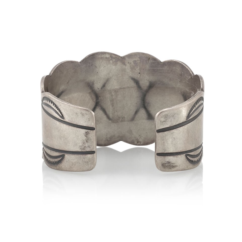 A Diné (Navajo) cuff bracelet - 2