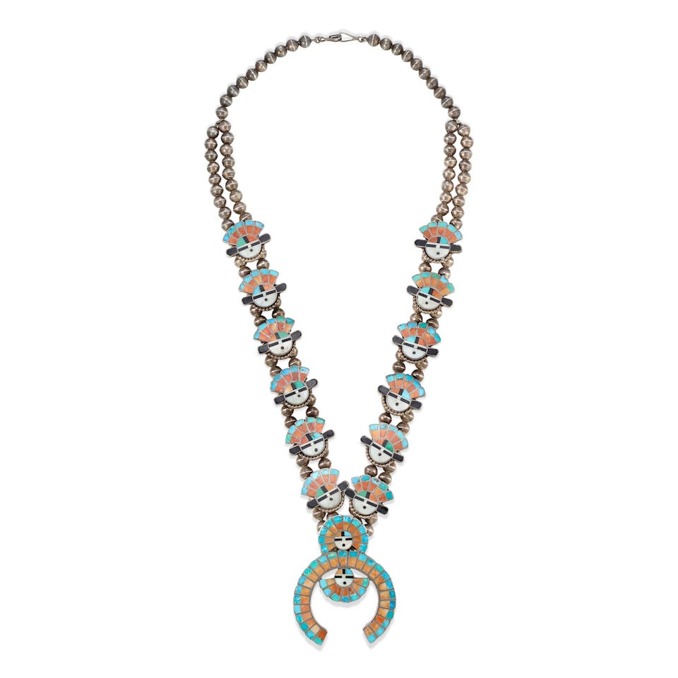 A Mary Kallestewa multi-stone inlay necklace (1 of 1)