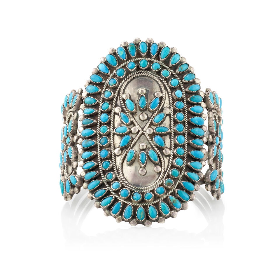 A Johnny (Johnnie) Mike Begay cuff bracelet (1 of 3)