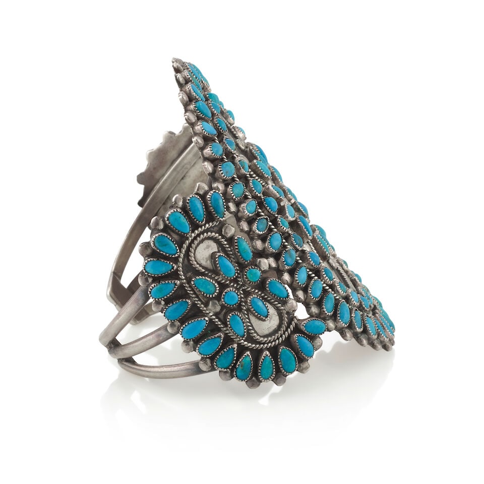 A Johnny (Johnnie) Mike Begay cuff bracelet - 3