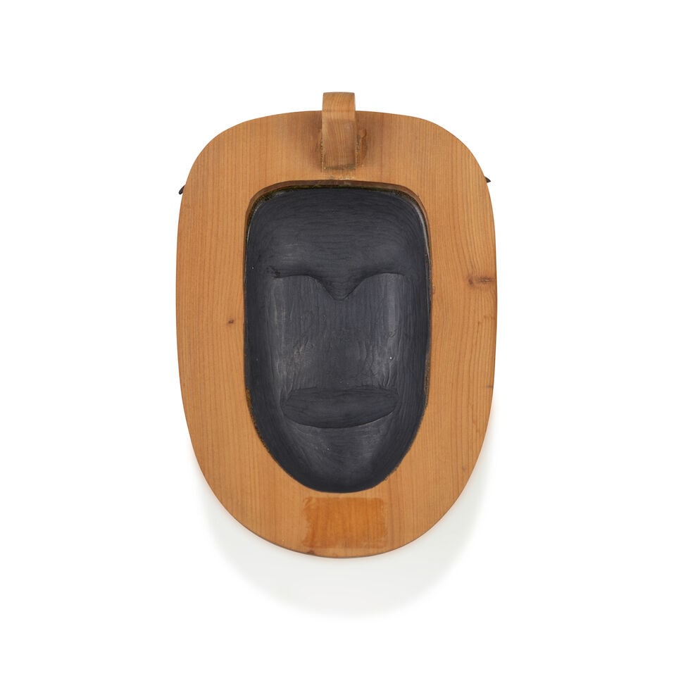 A Marcel Russ carved argillite, catlinite, and wood amulet - 4