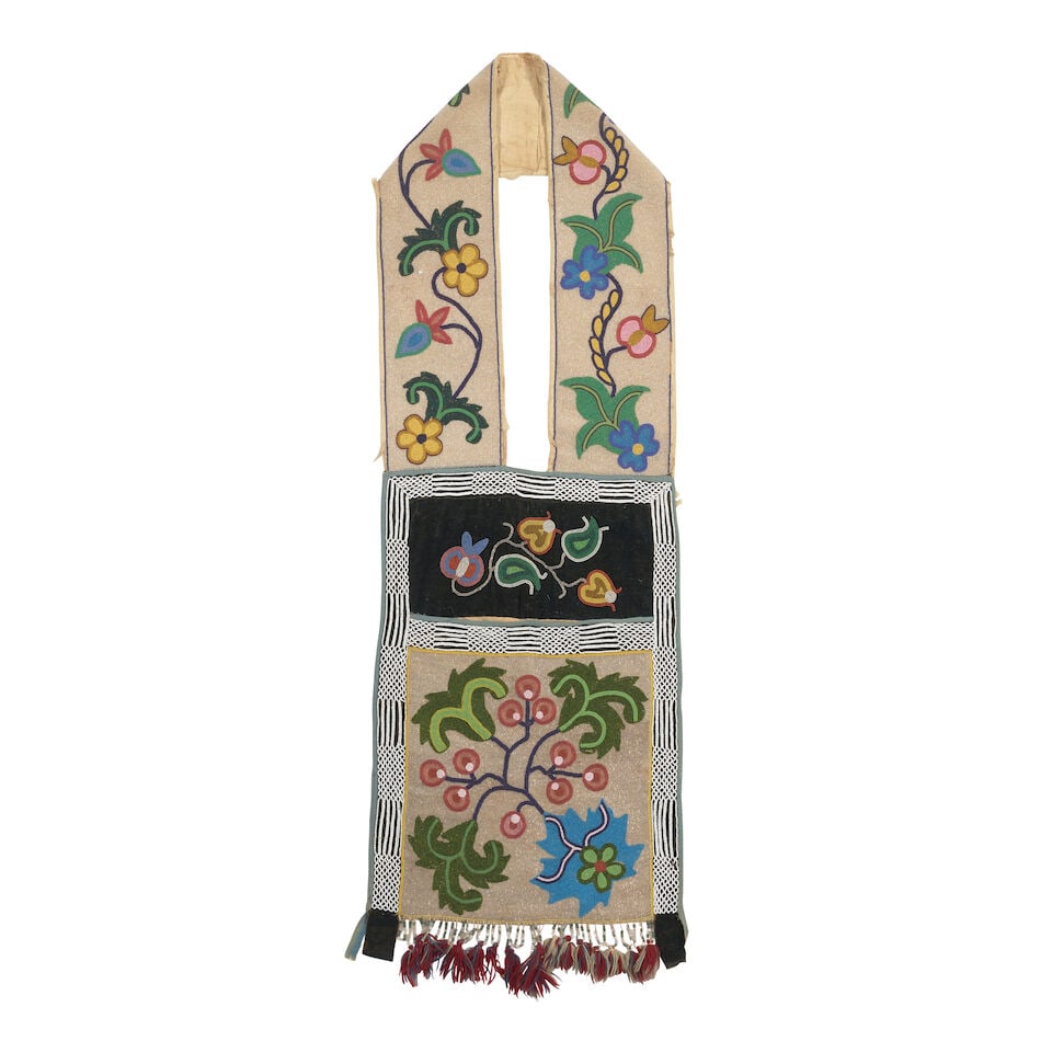 A Great Lakes beaded bandolier bag (1 of 1)