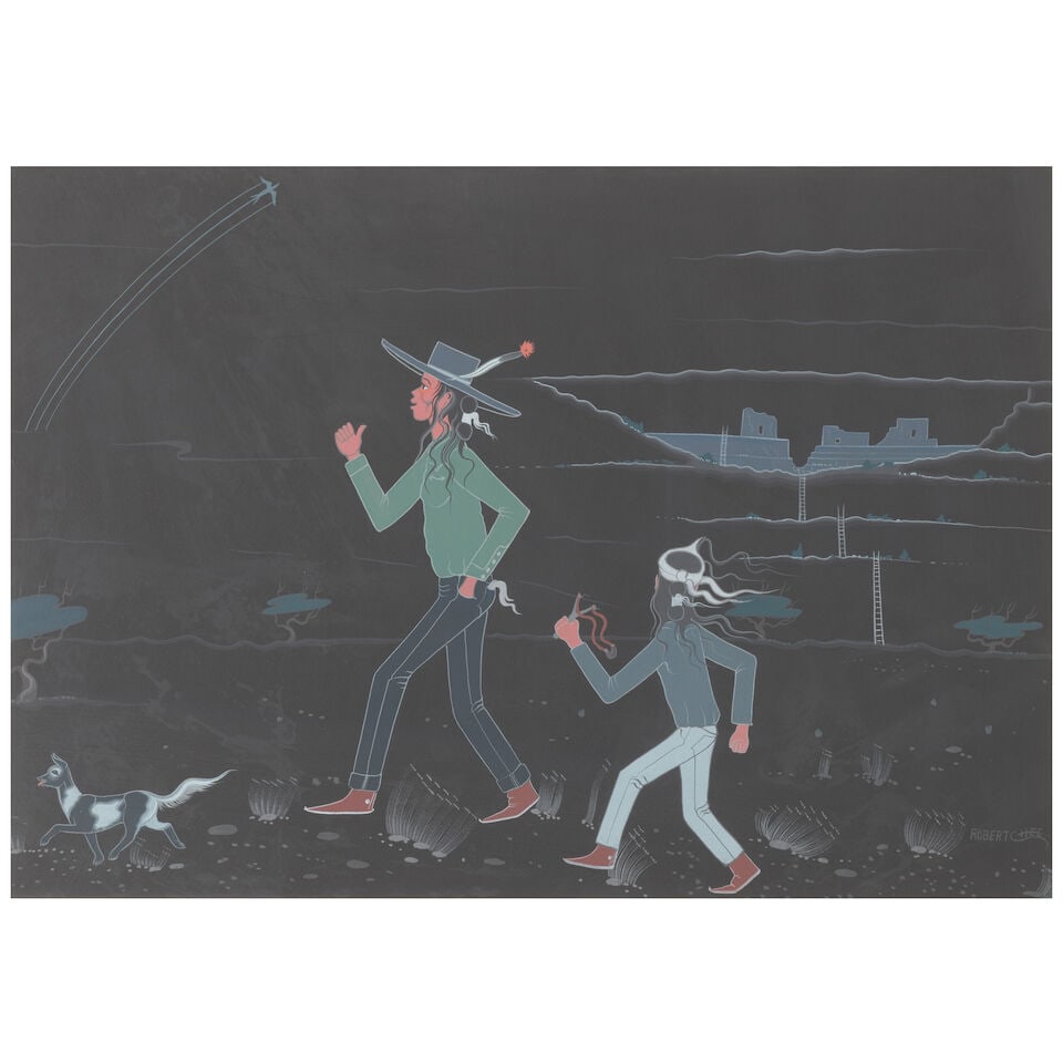 Two Robert Chee paintings - 2