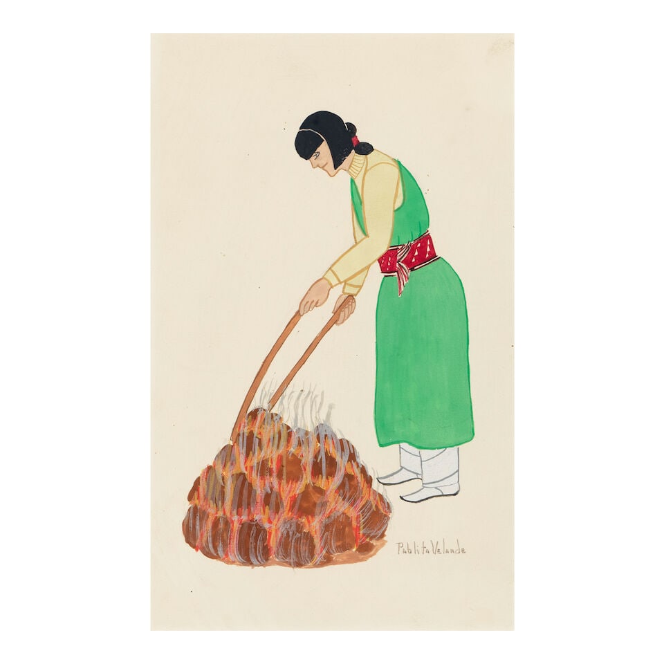 A Pablita Velarde painting - 3