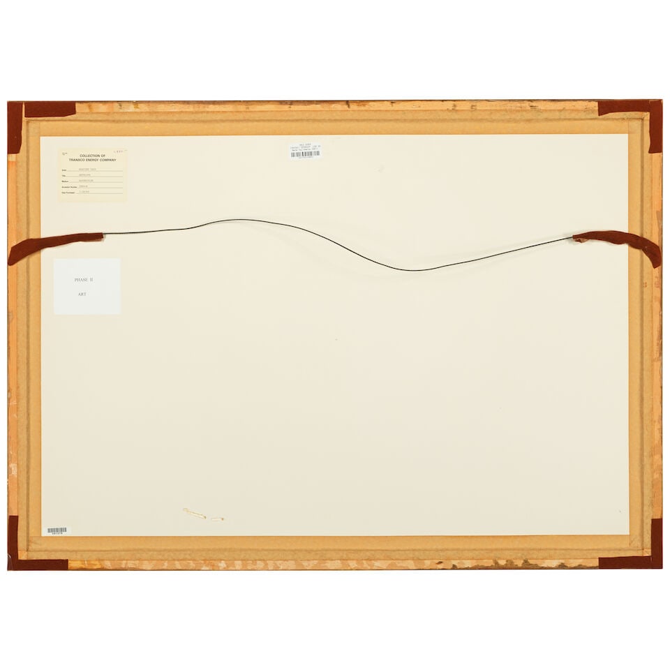 A Beatien Yazz gouache, pronghorns rutting - 3
