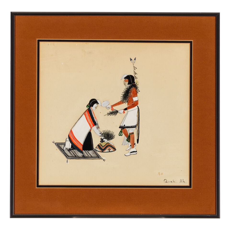 A Tonita Vigil (Quah Ah) Pena painting (1 of 2)