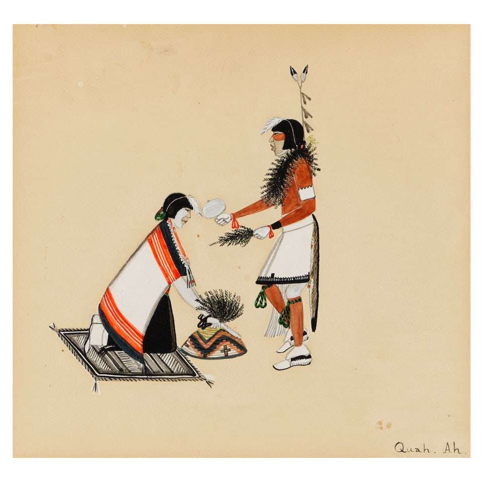 A Tonita Vigil (Quah Ah) Pena painting - 2