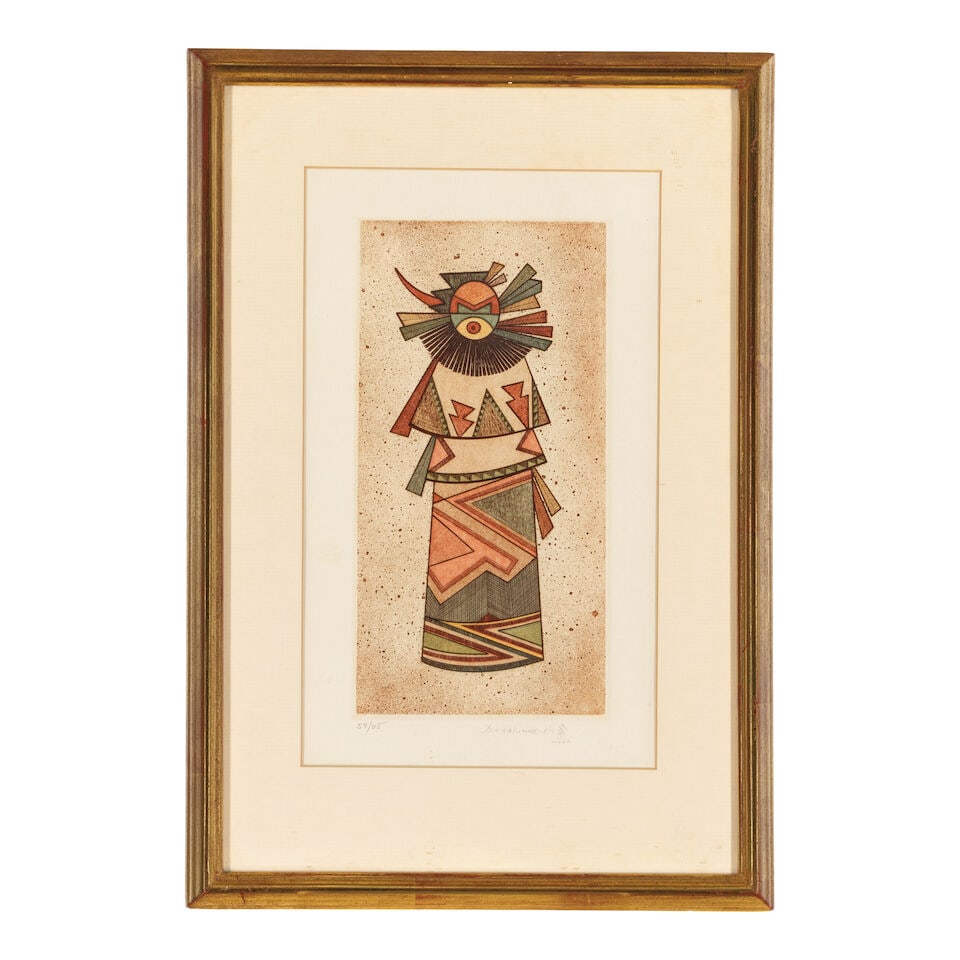A Helen Hardin etching, 'Spirit of Autumn', 1983 (1 of 2)