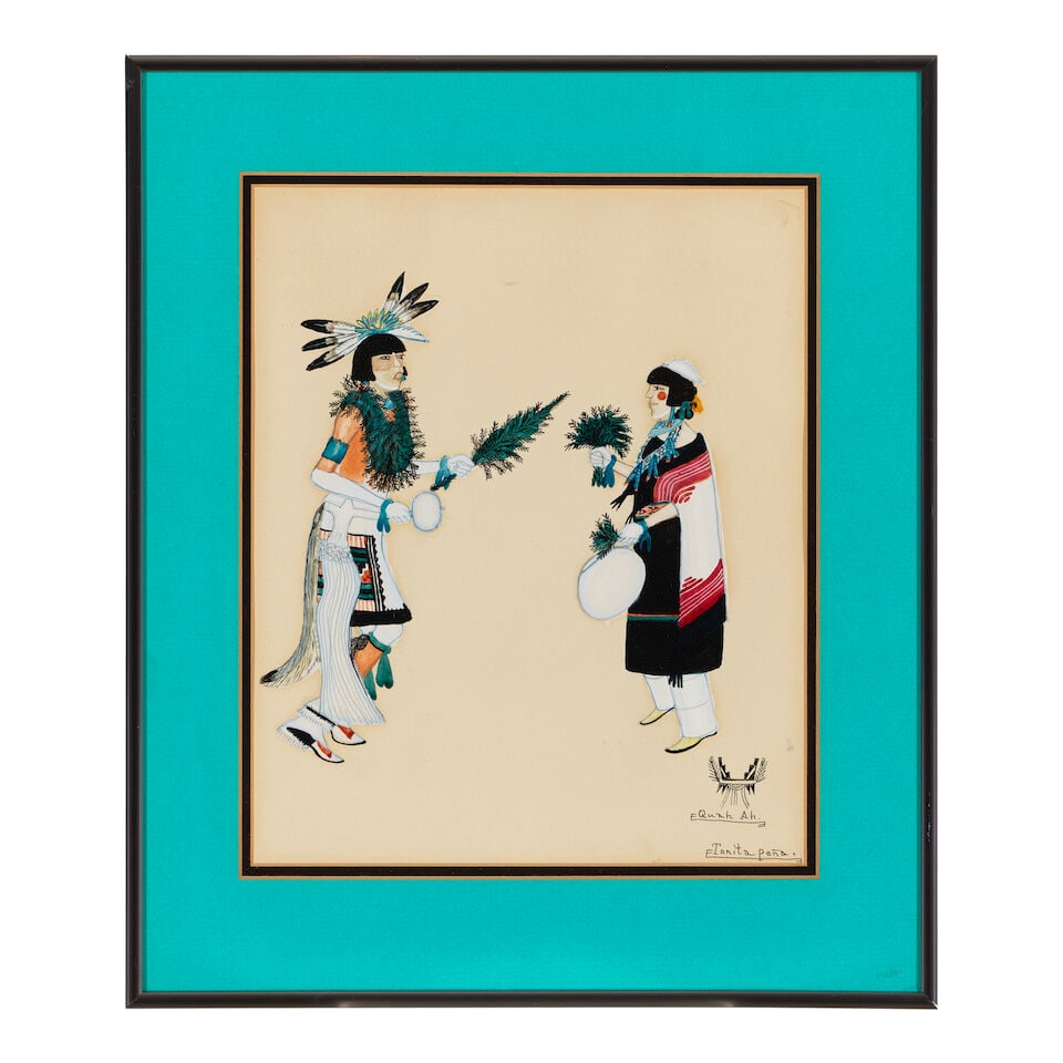 A Tonita Vigil (Quah Ah) Pena painting (1 of 2)