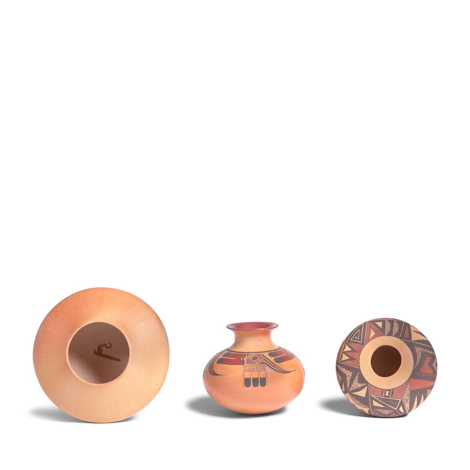 Three modern Hopi pottery jars - 2
