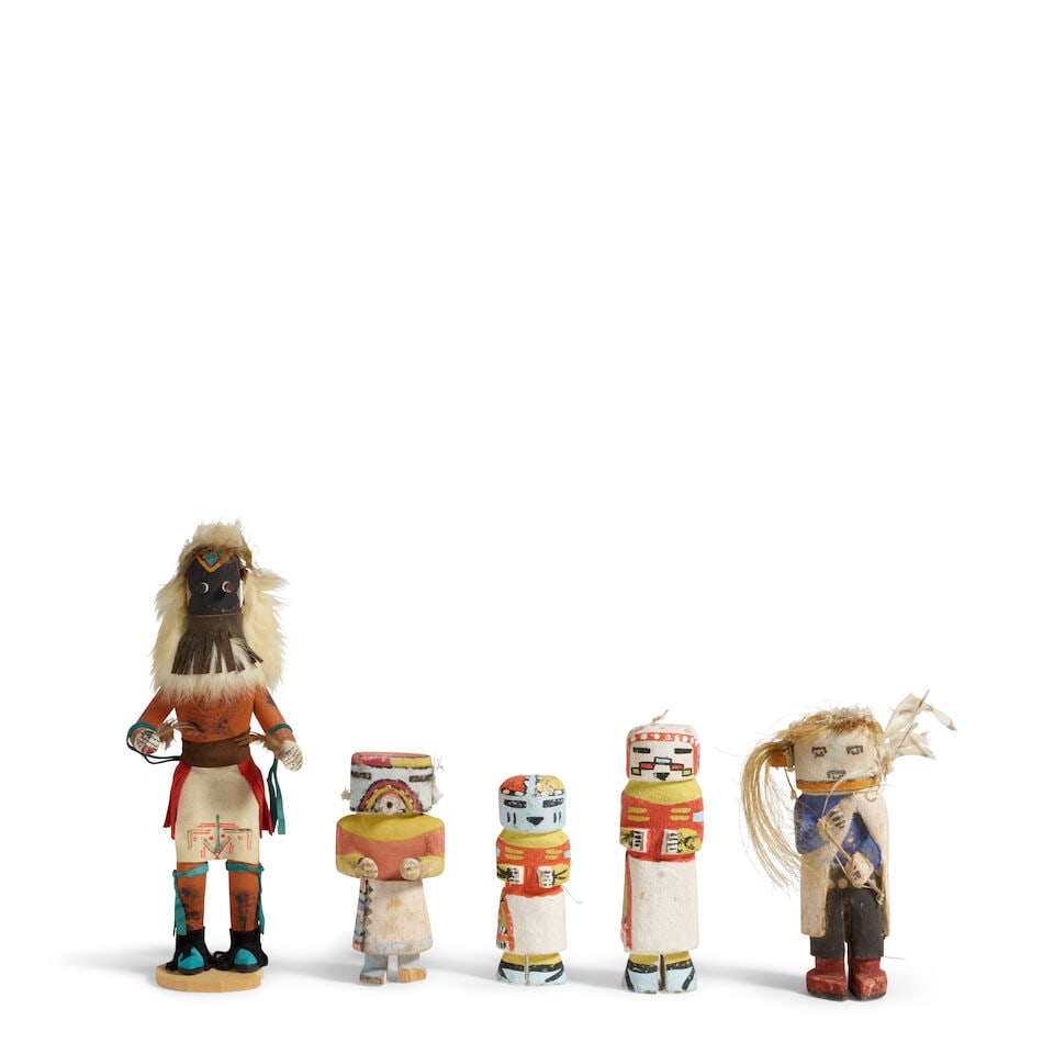 Group of Southwest dolls and katsina figures - 3